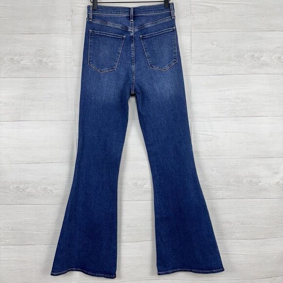 Abercrombie & Fitch Blue Flare Jeans - Picture 6 of 16